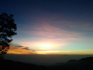 sunrise dari puncak Sikunir.